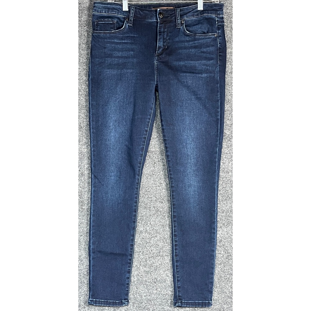 Joe's Jeans Women's Size 29 Mid‎ Rise Skinny Dark Wash Denim Blue Jeans